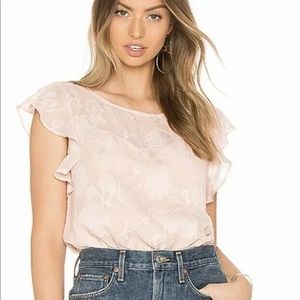 Cupcakes & Cashmere Banyan Blouse in Muted Pink